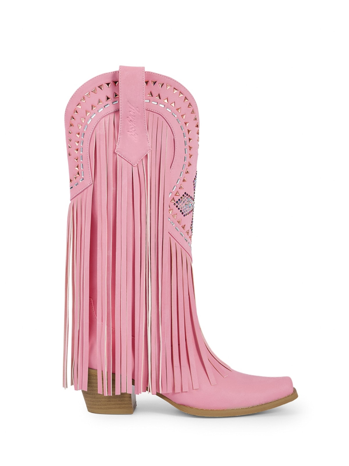 JANE Tassel Western Boots - Pink