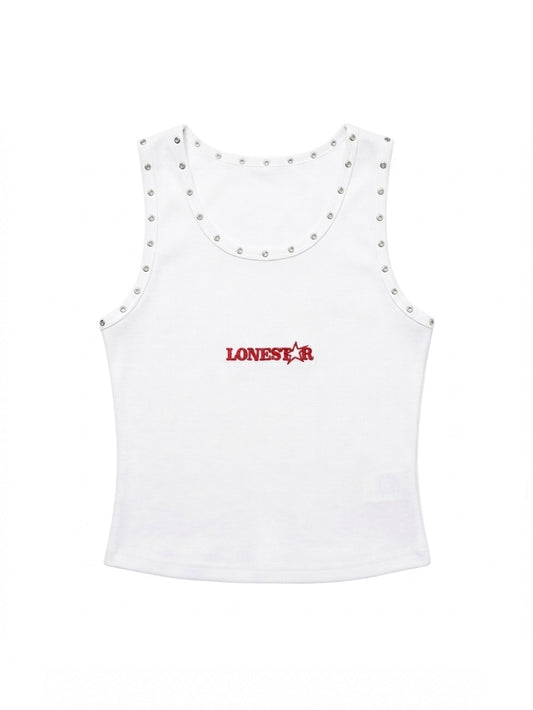 Lonestar Tank - White
