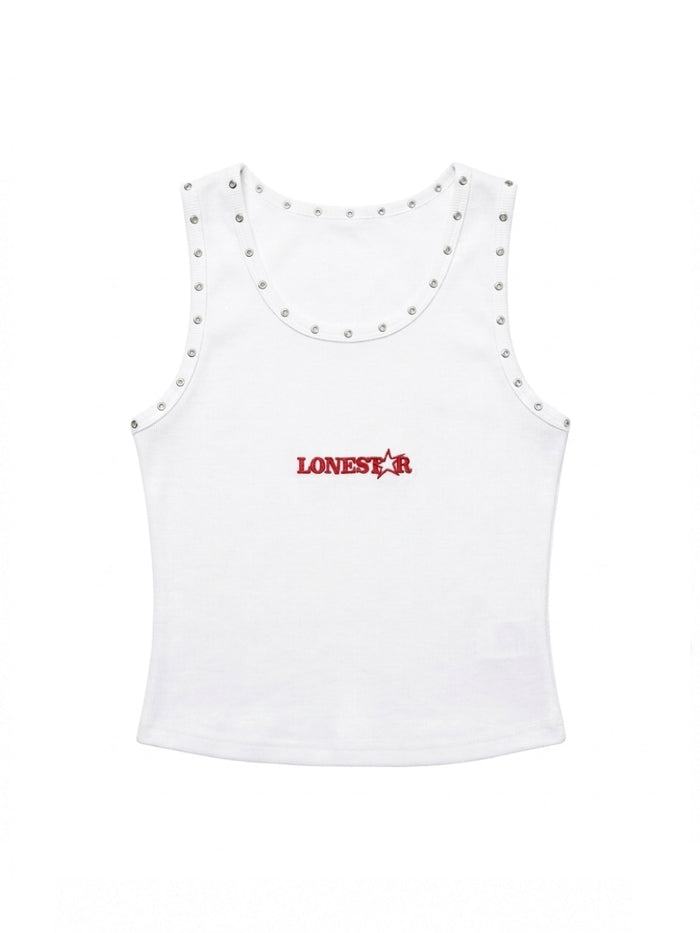 Lonestar Tank - White