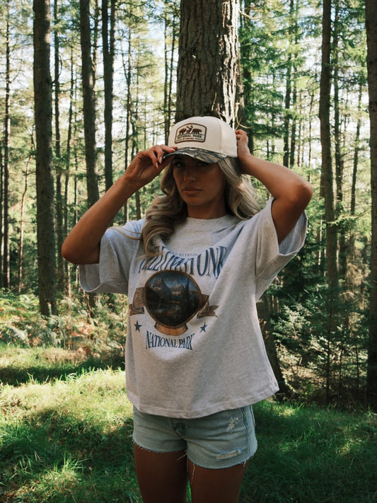 National Park Tee - Marl Grey