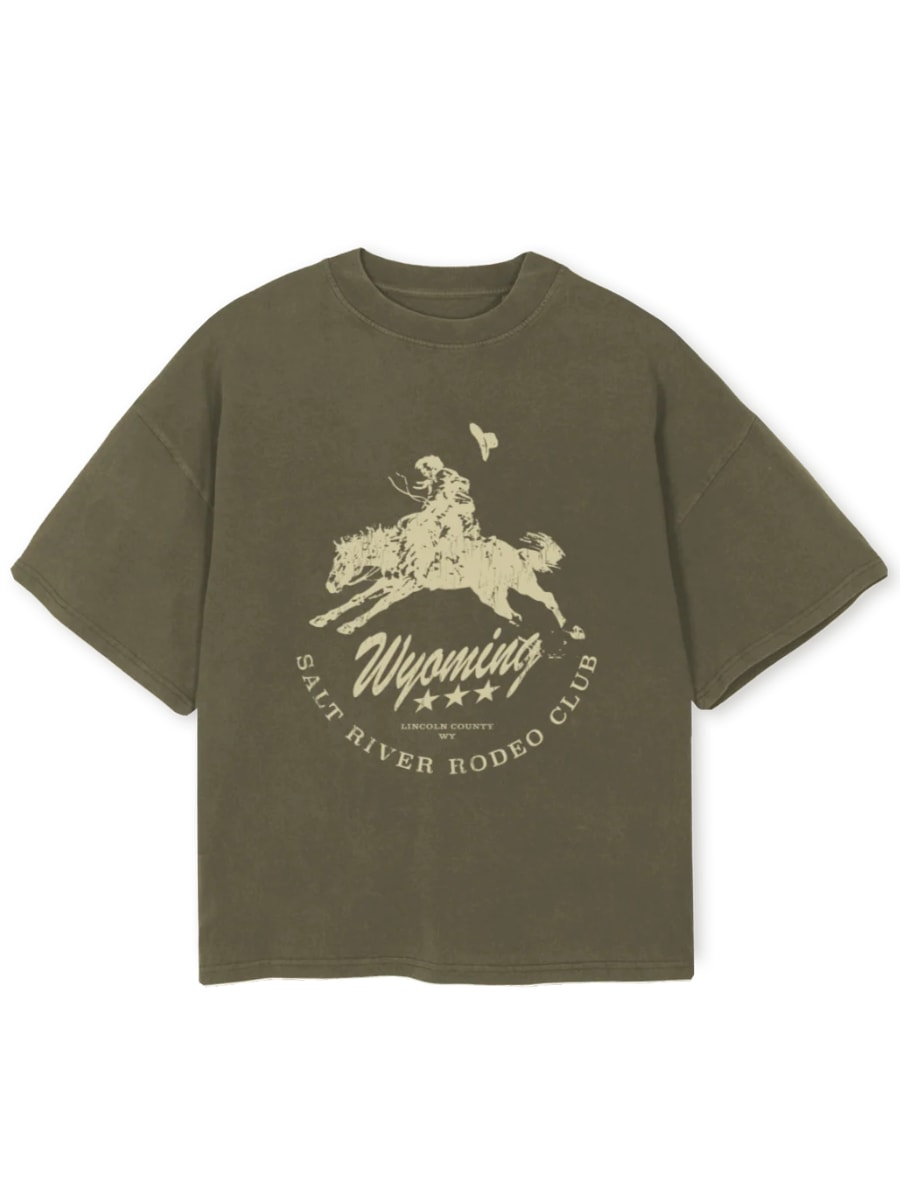 WYOMING TEE - OLIVE